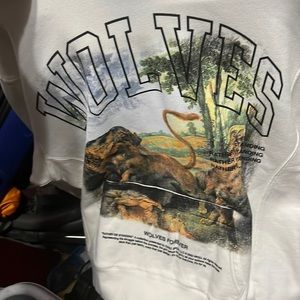 Darc Sport Rather Die Standing Wolves Hoodie Brand New